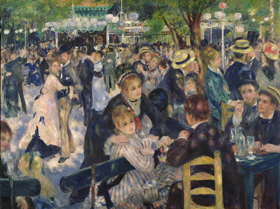 Bal du moulin de la galette, d’Auguste Renoir (1876)